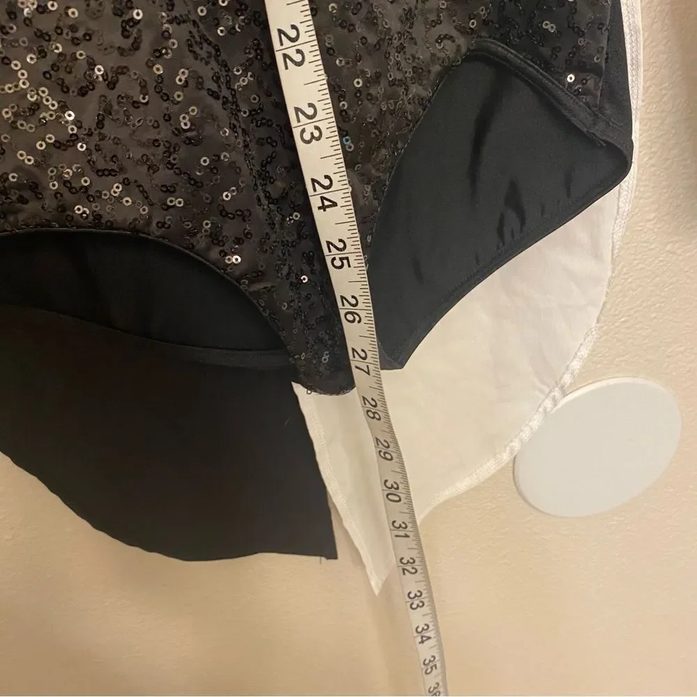 Weissman dance costume white black ring master tux Ring-A-Ding-Ding 14573 SA